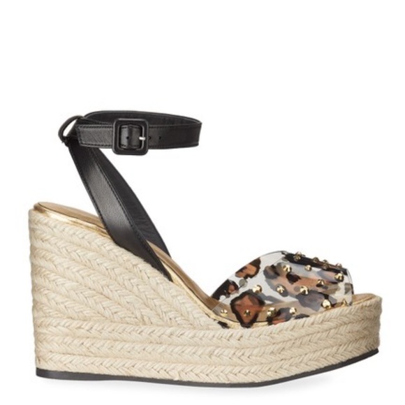 Giuseppe Zanotti . Platform sandals. Leopard. Size-10B/ 40EU